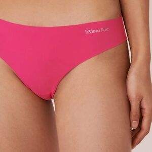 *5/$25*Hot pink Microfiber No-show Thong Panty-NWT